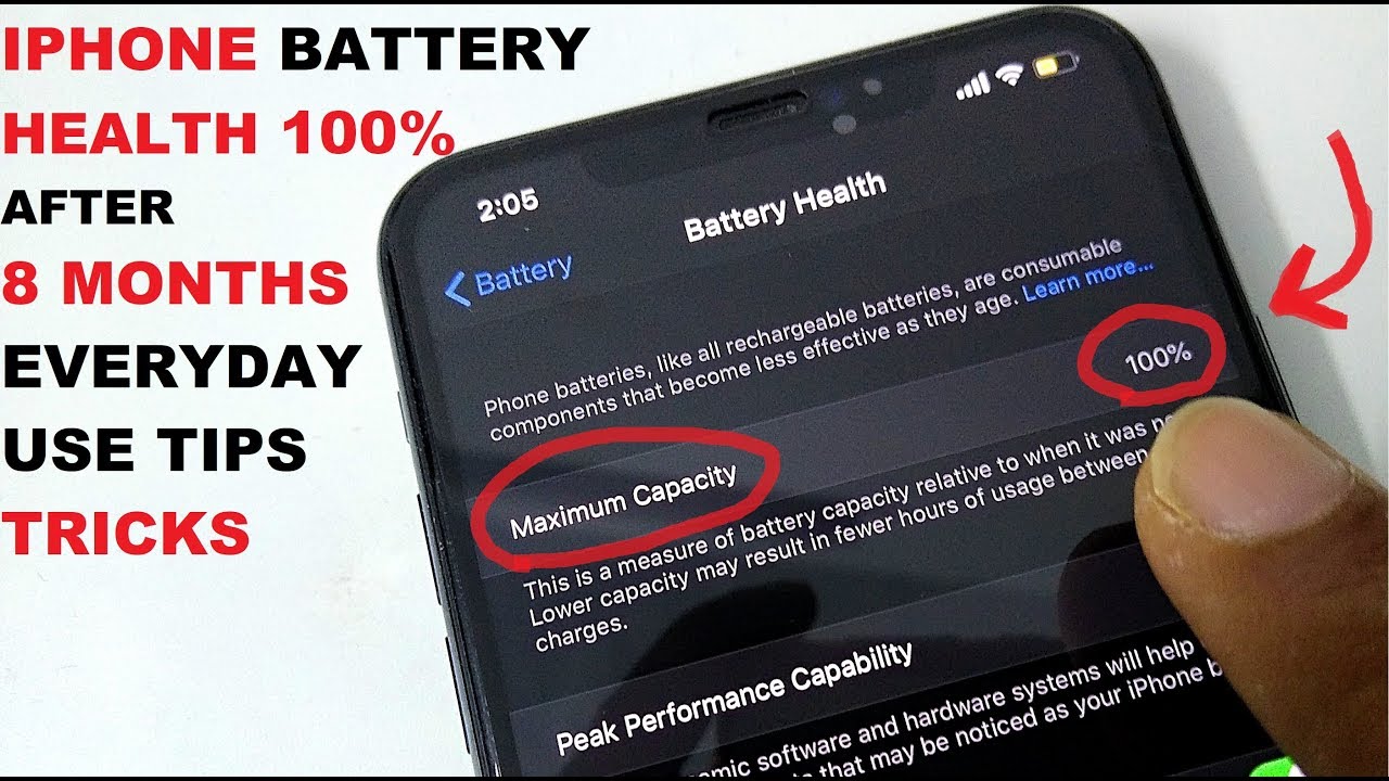 IPHONE 11 PRO MAX BATTERY 100% HEALTH AFTER 8 MONTHS USE TIPS TRICKS