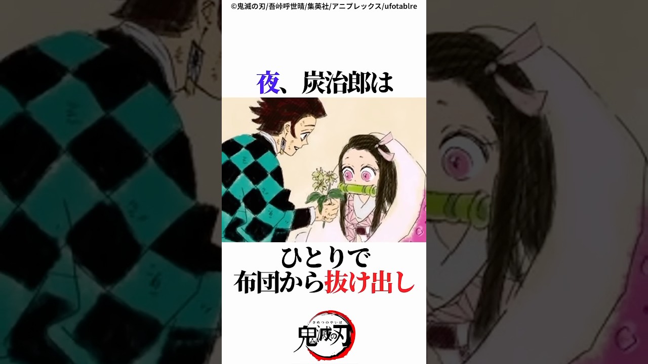 アニメ勢が知らない竈門兄妹の感動秘話#鬼滅の刃 #炭治郎 #禰豆子ちゃん