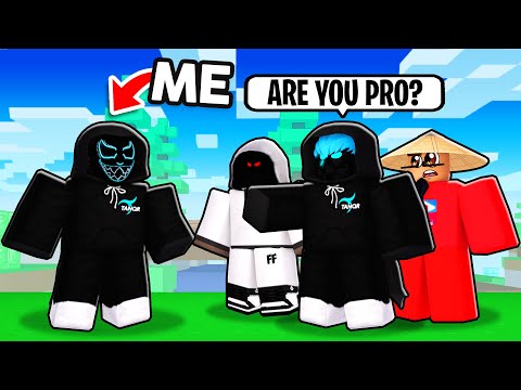 Pretending to be a Pro Player in a Roblox Tournament