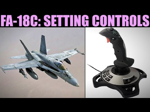 FA-18C Hornet: Setting HOTAS Joystick Controls | DCS WORLD