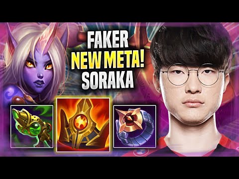 FAKER TESTING NEW META SORAKA MID! - T1 Faker Plays Soraka MID vs Zoe! | Season 2022