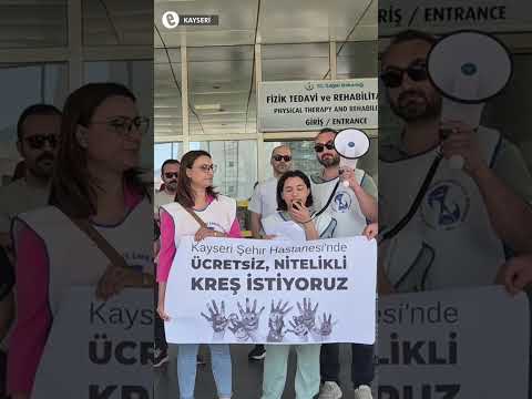 Kayseri Şehir Hastanesinde sendika temsilcilerinden kreş anketi: Çalışanların yüzde 98’i 7/24 ücretsiz kreş istiyor