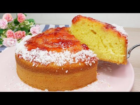 Delicious and budget cake 4 spoons in 5 minutes! I cook every day, children ask for more. # 162