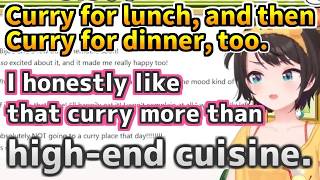 "I was eating curry for lunch, and then curry for dinner, too." 【ENG Sub/Subaru】