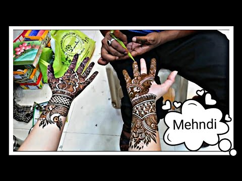 SIMPLE MEHNDI DESIGN / PINAY WIFE WITH MEHNDI /FILIPINO INDIAN COUPLE