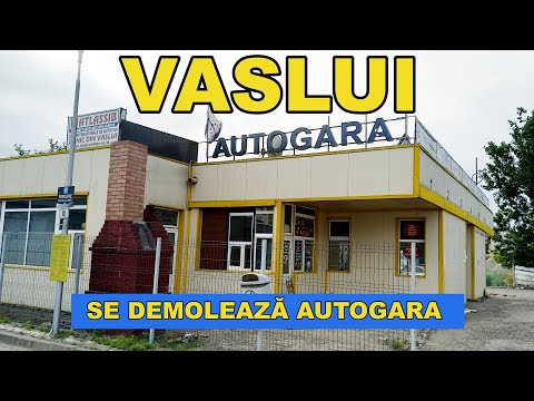 Autogara VASLUI se demoleaza / ultimele imagini