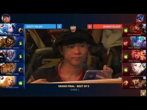 Salty Salad vs I Do Not Sleep Match 1 MSC Grand Final  Mobile Legends
