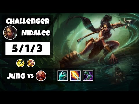 Nidalee 11.6 S11 Jungle Challenger Replay (5/1/3) - EU