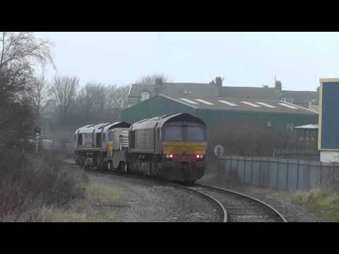 66434/66303 6c52 Heysham - Sellafield 10th Jan. 2013