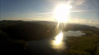 preview picture of video 'FPV Flying with Red Kites 2 - WoodHall Loch Dumfries & Galloway Scotland'