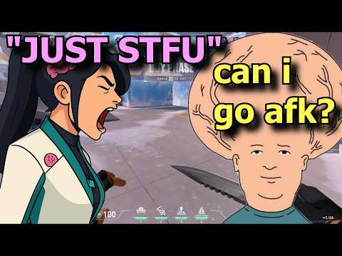 Toxic Girl Crashes Out Over Ragebait in Valorant