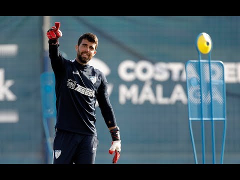 Entrenamiento de porteros Málaga CF: Toni Mengual