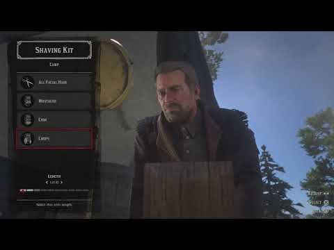 How detailed is Shaving in Red Dead Redemption 2 - RDR2