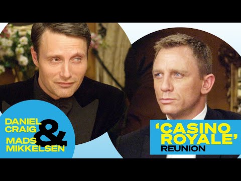 ‘Casino Royale’ Pair Daniel Craig & Mads Mikkelsen Reunite and Talk That Infamous Chair Scene