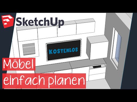 Mit SKETCHUP kinderleicht Möbel planen - ERSTE SCHRITTE | Tutorial Deutsch
