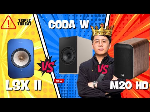 KEF CODA W vs. KEF LSX II vs. Q Acoustics M20 HD | König der Aktivlautsprecher