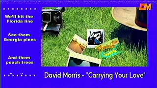 Kadr z teledysku Carrying Your Love tekst piosenki David Morris