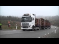 90 tonnia painava Volvo lasteineen - testailua