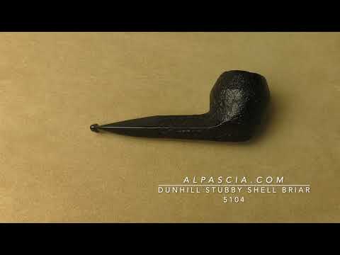 Dunhill Stubby Shell Briar 5104 - pipe E078