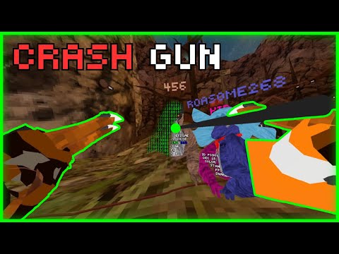 Using A CRASH GUN in Gorilla Tag! (Mod Trolling)