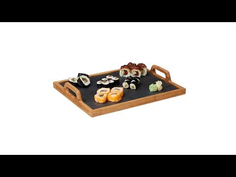 Dienblad met plateau van leisteen Aantal delen in de set: 1