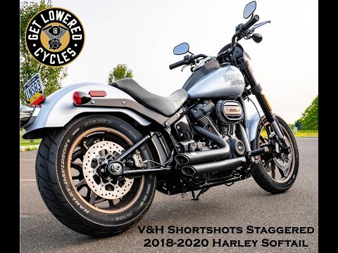 2020 Softail Low Rider S - V&H Shortshots Staggered Exhaust Sound Clips and Dyno Numbers