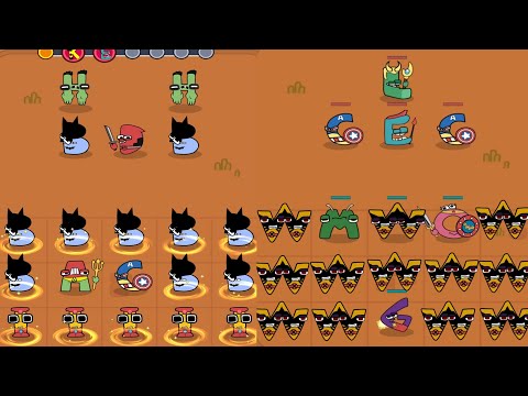 Merge Alphabet Monster Lore Battle Max Level Gameplay