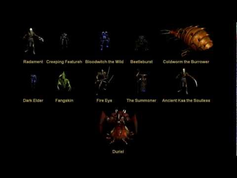 Diablo 2 - Unique Monsters / Bosses