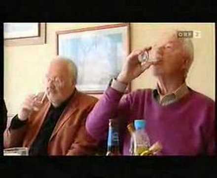 Harald Serafin und Ouzo