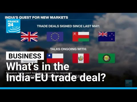 What's in the India-EU trade deal? • FRANCE 24 English