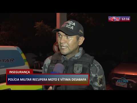 ROTA DO DIA 09 03 20  PoliÌcia Militar recupera moto e viÌtima desabafa
