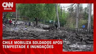 Vídeo: Chile mobiliza soldados para resgates após tempestade e inundações | CNN PRIME TIME