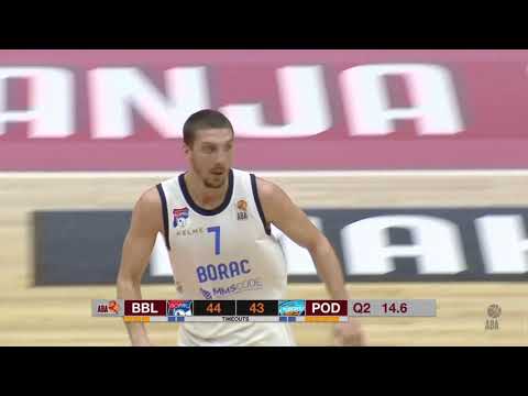 ABA Liga 2 2020/21 highlights, Round 7: Borac - Podgorica (23.1.2021)