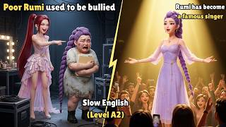 Rumi Used To Be Bullied...Now She Become A Famous Singer | Slow English for Beginners ( Level A2 )