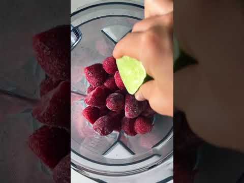 HEALTHY STRAWBERRY SORBET