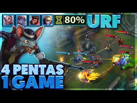 FASTEST PENTAKILL EVER | 80% CDR MADNESS | URF OUTPLAYS - BunnyFuFuu