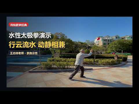 Water Tai Chi Core Routine: Complete Masterclass Demonstration by Master Wang