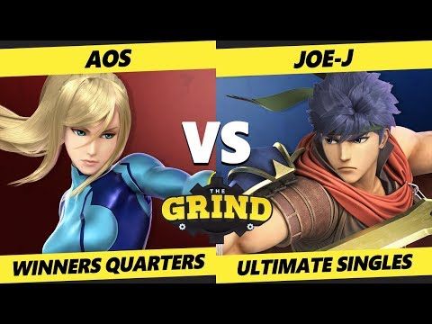 The Grind 118 Winners Quarters - AoS (ZSS) Vs. Joe-J (Ike, Chrom, Wolf) Smash Ultimate - SSBU