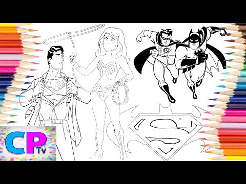 Superheroes Coloring Pages/Superman,Wonder Woman,Robin,Batman Coloring/Mendum - Beyond [NCS Release]