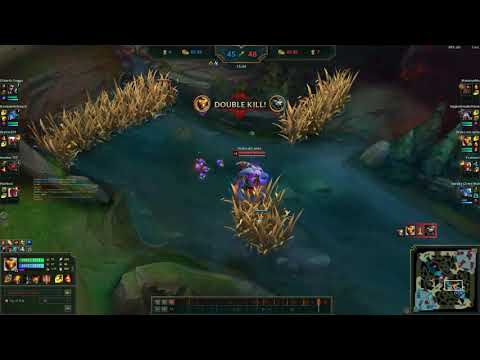 League of Legends URF mode... Bard is on his journey.