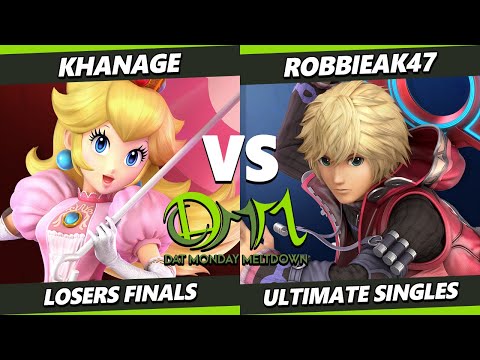 DAT MM 306 Losers Finals - Khanage (Peach) Vs. RobbieAK47 (Shulk) Smash Ultimate - SSBU