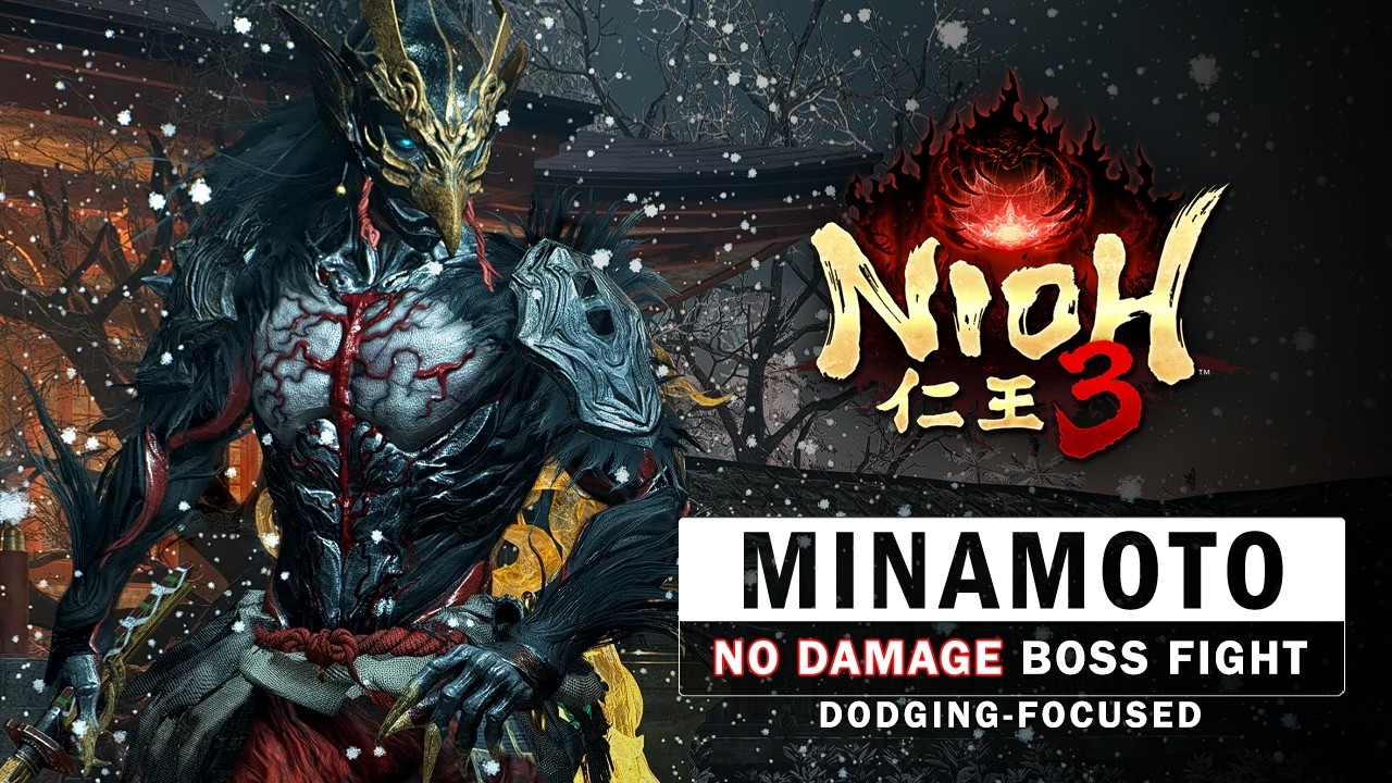 Nioh 3 - Minamoto no Yoshitune Boss Fight (No Damage)