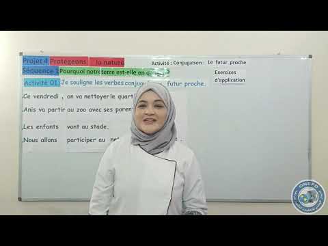حصة04:  تمارين وتطبيقات لغة فرنسية- le futur proche