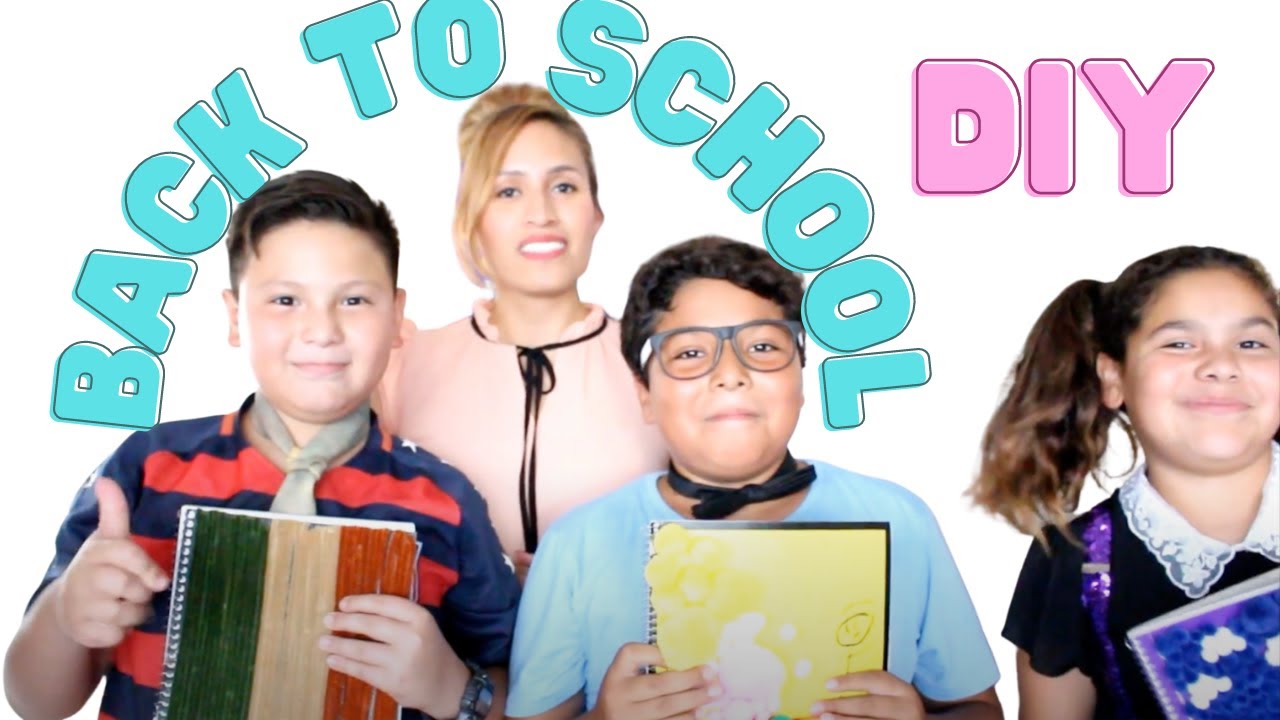 Back to School DIY: decorate notebooks