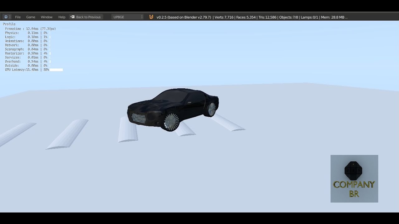 Game Engine Vehicle Component Tutorial.pt2 - Controller (Legendado)#UPBGE