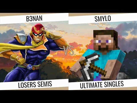 Summer NUT '22 W2 - B3nan (Pichu, Mario, Captain Falcon) vs Smylo (Steve) [Losers Semis]