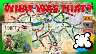 Ticket to Ride Switzerland - Was This a Glitch on BGA?