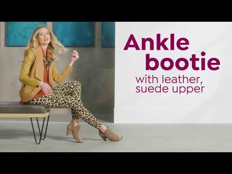 Vince Camuto Ebelin ConeHeel Leather Shootie