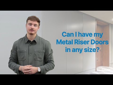 Thumbnail of video for: Can I have my metal riser doors in any size?
