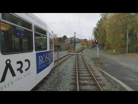 4K CABVIEW: Gråkallbanen in Autumn St. Olavs gt - Lian 10. October 2020 at 13:00